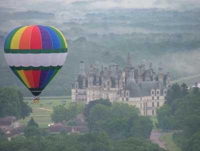 Vol en Montgolfiere a Amboise Au Coucher de Soleil
