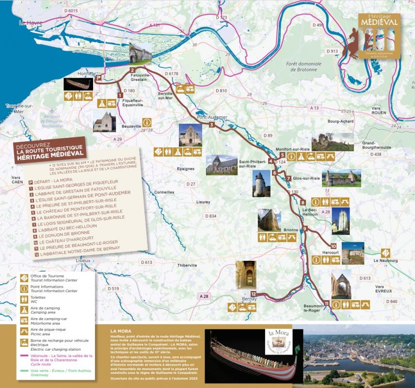 Route Touristique Heritage Medieval Anglo-normand