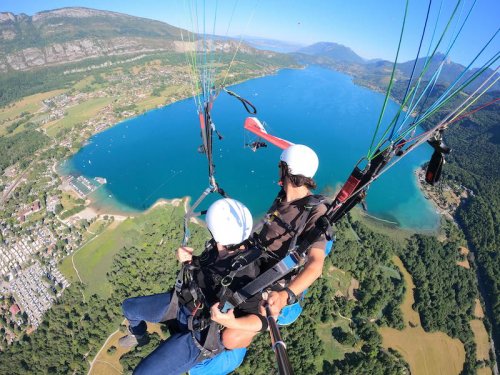 VOL EN PARAPENTE LAC ANNECY