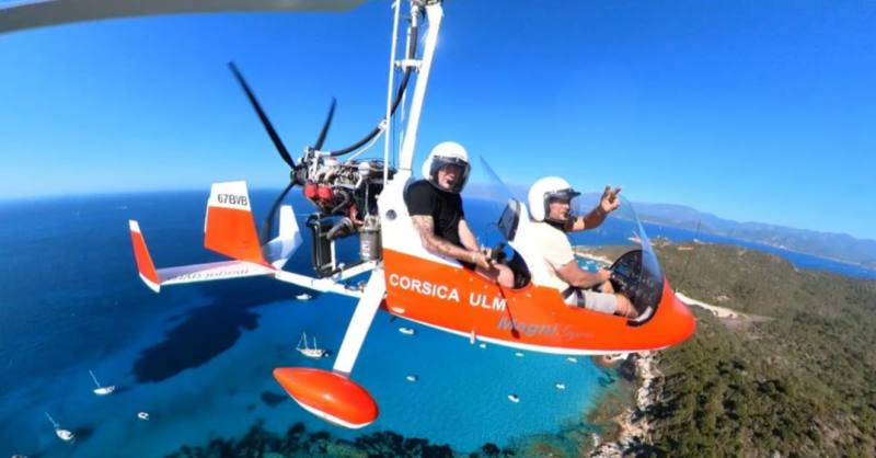 Saint Florent - Vol en Gyrocoptere