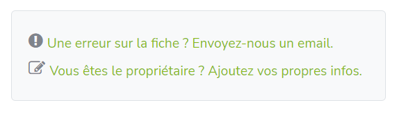 Une fiche de mon lieu est publiée et je veux modifier des informations.